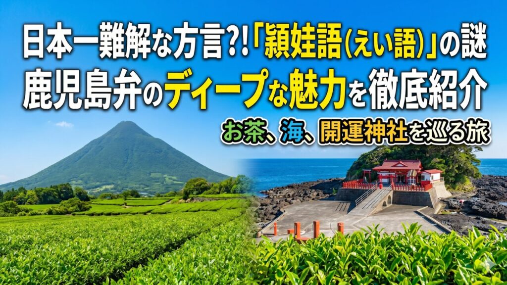 頴娃語（えい語）鹿児島県南九州市の日本一難解な方言イメージ画像